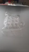 10-50 Uds transparente carretes para máquina de coser casa vacía de plástico de bobinas herramienta de costura accesorios Universal hilos bobina