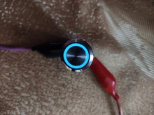 Interruptor de botón momentáneo de luz Led, pulsador eléctrico resistente al agua, 12v, 8/10/12/16/19/22mm, 220v, 24v, 3v