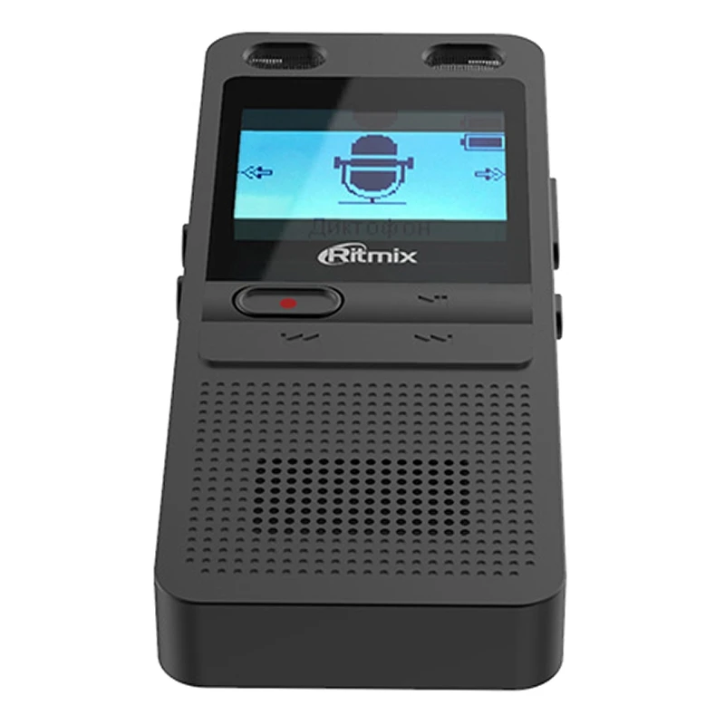 Диктофон RITMIX RR-910 4GB black (Li-Ion 600 мАч, MicroSd, голосовая активация, таймер, шумоподавление)