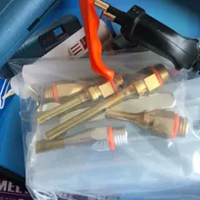 Pistola de pegamento de fusión en caliente de 150W, con Control de temperatura para el hogar, manualidades, fabricación Industrial, uso de barras de pegamento de 11mm, boquilla de cobre puro