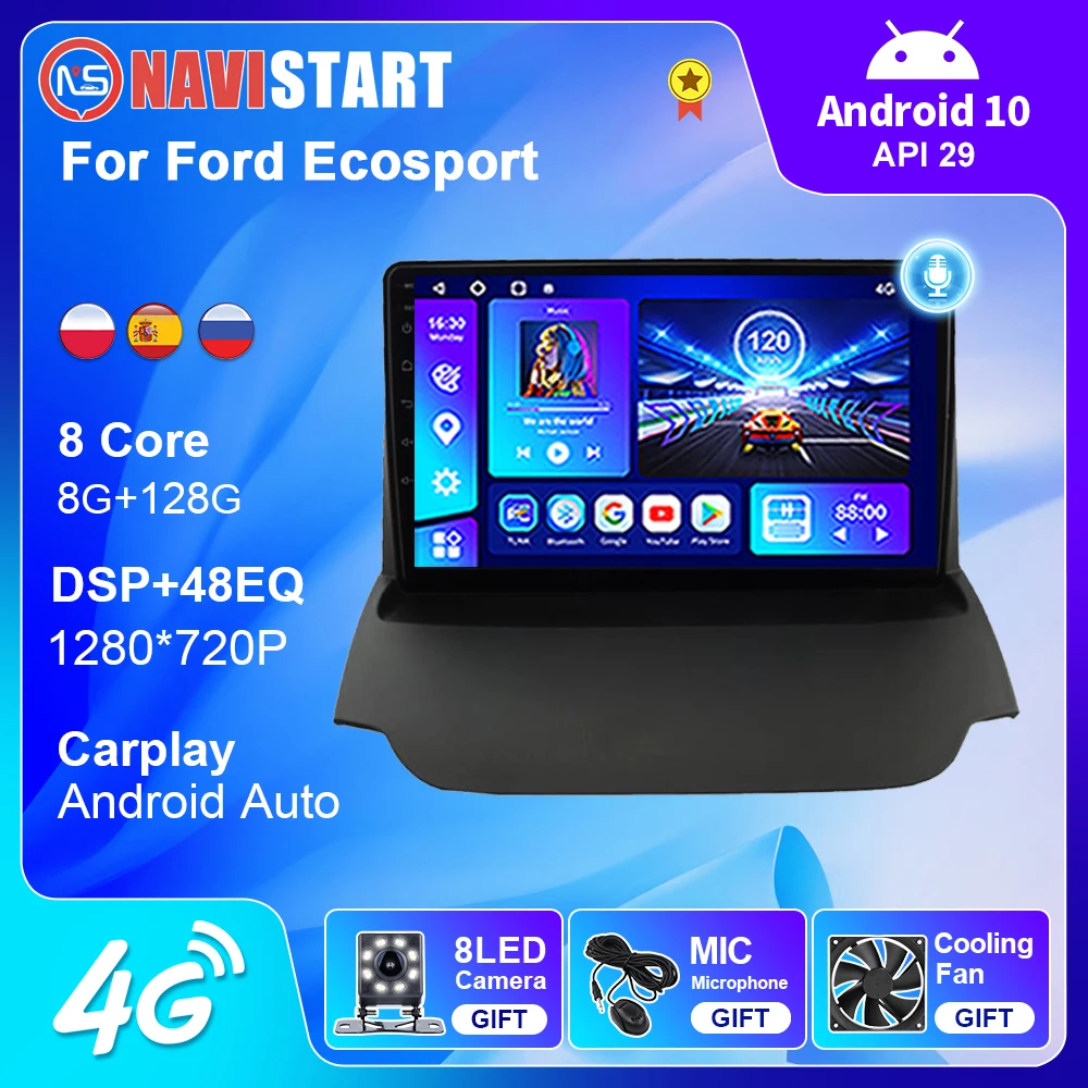 NAVISTART Car Radio For FORD ECOSPORT 2013 2014 2015 2016 2017 GPS