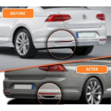 Für Volkswagen Passat B8 2016-2020 Chrom Auspuff Suchen Diffusor R LineStill SD Hohe Qualität Silikon Mit Halterung
