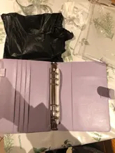 Carpeta de archivos recargable para Notebook, funda para Bloc de notas, carpeta de cuero, suministros de oficina, novedad