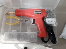 Soldador de plástico, herramientas de garaje, grapadora caliente práctica, máquina de reparación de plástico PVC, reparación de parachoques de coche