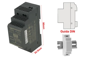 

MeanWell HDR-30-24 transformer industrial Rail 24V 36W 1,5A bar DIN Rail Power Supply Universal