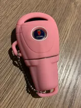 OkeyTech-Funda de goma de silicona para llave de coche, Protector de reemplazo de llavero bolsa de llavero Smart Remote 4 botones para SAAB 9-3 9-5 93 95