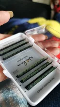 NATUHANA-extensiones de pestañas individuales de visón falso, 6 hileras, Color Azul, Morado, Pestañas postizas, salón profesional, Envío Gratis