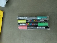 1pc bola Uni Posca PC-3M pintura, rotulador de arte punta fina de 0,9-1,3mm disponible en 24 colores