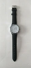 Reloj deportivo de lujo para hombres y mujeres, pulsera de cuarzo ultrafina de cuero analógico, estilo militar, a la moda