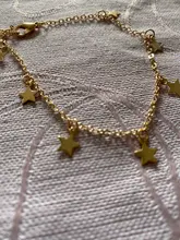 Vienkim-tobillera con colgante de estrella para mujer, cadena para pie, colgante de pulsera para pierna, Yoga, playa, regalo de joyería
