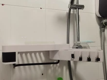 Organizer Shower-Shelf-Holder Storage-Rack Wall-Mounted Bathroom-Shampoo Corner 4 Kitchen