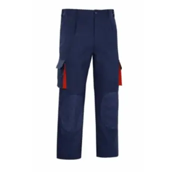 

PANTALON TERYLENE MULTI-POCKET BICOLOR NAVY/RED CHARGE T40