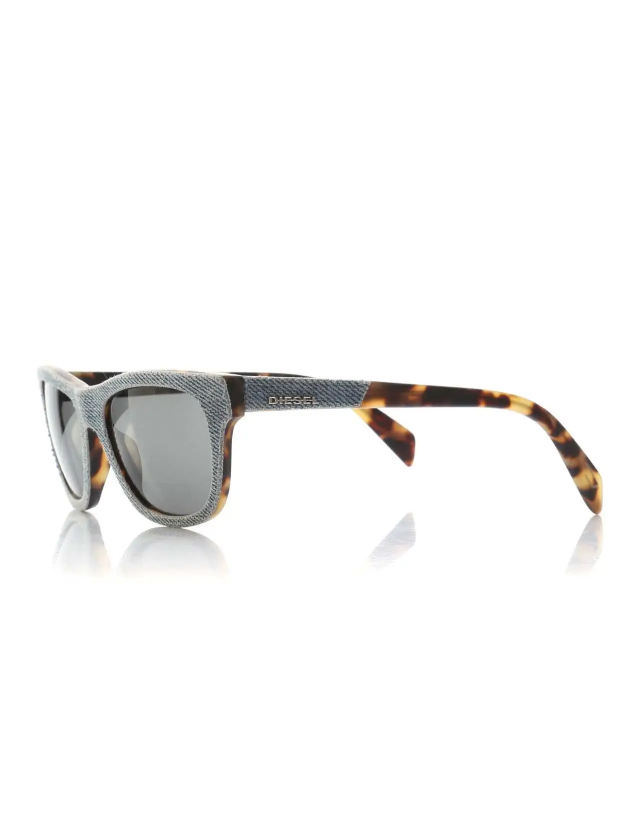 

Unisex sunglasses dl 0111 84b 52 bone Brown organic square square 52-18-140 diesel
