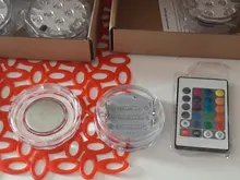 Submersible-Light Vase-Bowl Battery-Operated Underwater-Night-Lamp Led 10leds Garden