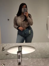 Body Sexy de manga larga para mujer, peto ajustado con cuello de tortuga, Tops con estampado de piel de serpiente, ropa para discoteca, mono de fiesta, prendas de vestir, novedad de 2019