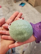 Konjac-esponja Exfoliante para limpieza Facial, 6 colores, Natural, Konnyaku, limpieza profunda