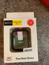 Vidrio + para carcasa de reloj Apple 44mm 40mm Watch cuero, iWatch 42mm 38mm Protector de pantalla + parachoques apple watch serie 5 4 3 iPhone 6