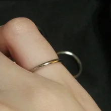 16 Uds Simple fino anillos suave bien círculo anillo poco nudillo Midi anillo de dedo para la joyería de las mujeres