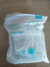 Mascarilla FFP2 KN95 de 5 capas con filtro reutilizable, máscara protectora para la boca, antigotas, KN95, CE, 100 Uds.