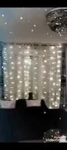 Christmas-Decorations Light Ornament Garland Curtain-String Flash-Fairy Happy Home-Room