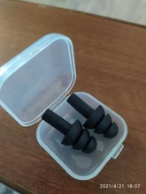 Tapones de silicona blanda para los oídos, protección auditiva con aislamiento acústico, antiruido, para dormir y ronquidos, para viaje, reducción de ruido