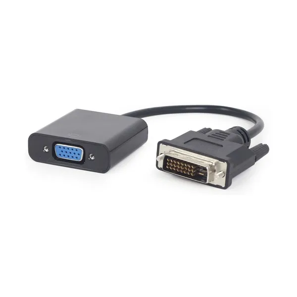 Переходник DVI на VGA GEMBIRD A-DVID-VGAF-01 черный