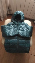 Chaqueta de invierno ultraligera para niñas, prendas de vestir con capucha, mono de nieve para niño, ropa de 2 a 8 años, 2020
