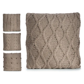 

Cushion Wool Diamonds (45 x 17 x 45 cm) Beige