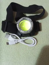 Headlamp Mini Flashlight Torch-Head Usb Rechargeable Portable Have-Battery-Red/white