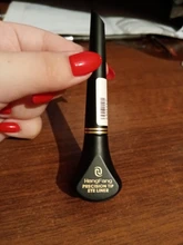 Lápiz Delineador de ojos líquido, negro, de secado rápido, suave, Lápiz Delineador de ojos a prueba de manchas, cepillo potenciador de párpados, 1 Uds.