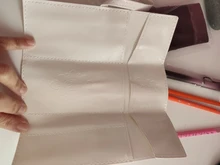 Nuevo estilo de cuero de la PU monedero bolsa de maquillaje Pem lápiz caso cosmético bolso Retro