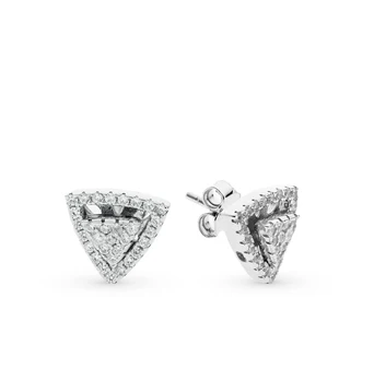 

Silver earrings with cubic zirconia sunlight sample 925