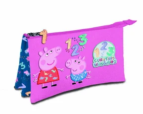 

Pencil pouch Threefold Peppa Pig 21x7xcm.