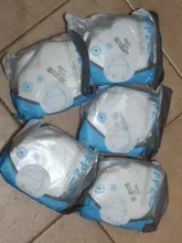 Mascarilla KN95 FFP2 con filtración, máscara facial transpirable, antiniebla, antipolvo, 50 Uds.