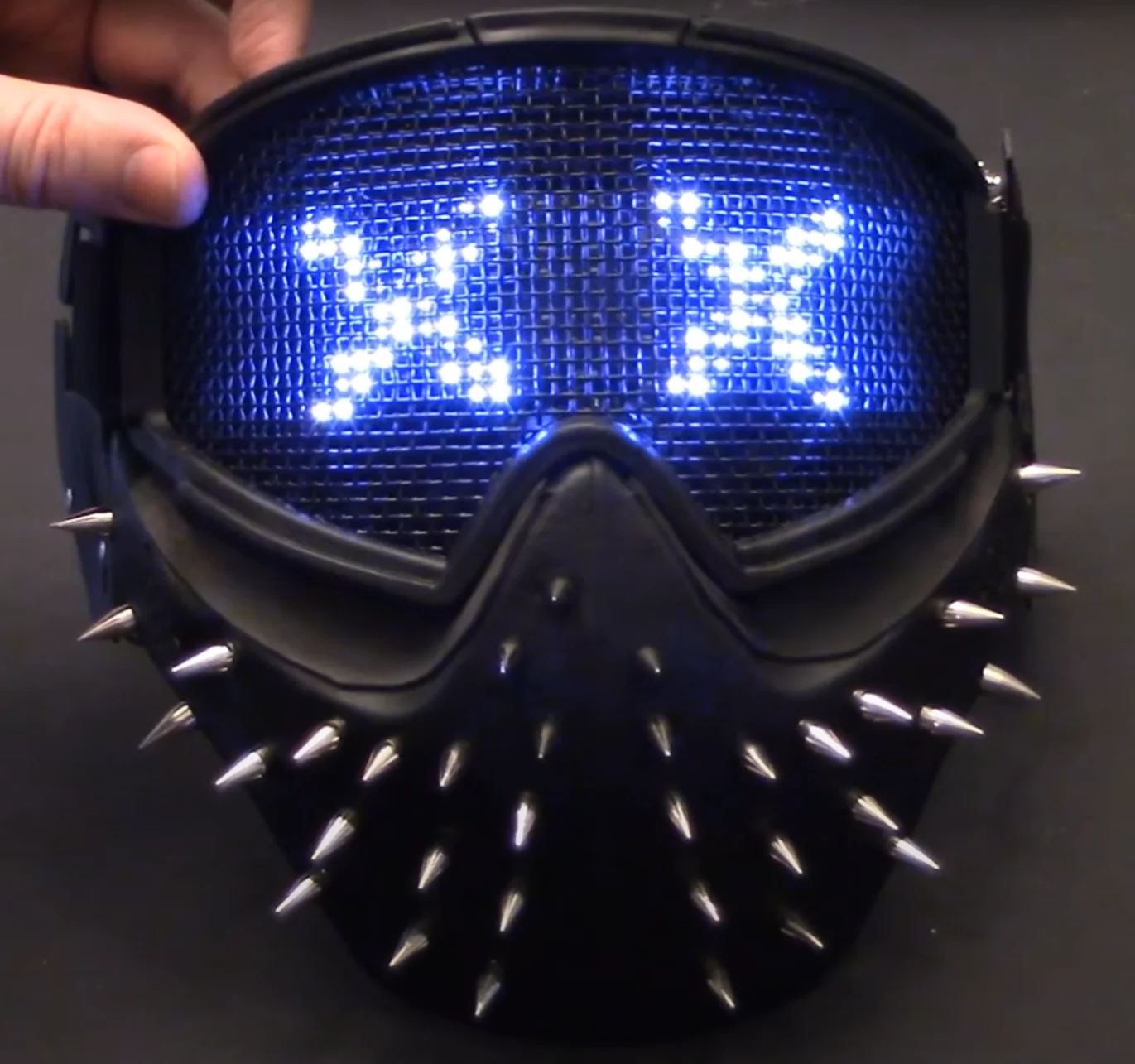 Светодиодная RGB-подсветка с поддержкой Bluetooth неоновая маскарадная маска