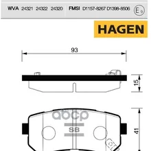 Колодки Тормозные Задние Sangsin Brake Gp1187 Sangsin brake арт. GP1187