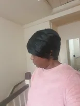 Ídolo de moda ondulado corto pelucas de pelo sintético Ombre 10 pulgadas Bob pelucas para mujeres negras resistente al calor sintético pelucas envío gratis