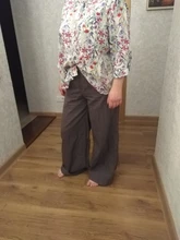 Summer Trousers Leg-Pants Pantalon ZANZEA Vintage Elegant Plus-Size Womens Wide Button