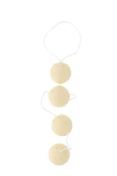 

Beads of vaginal balls milky color