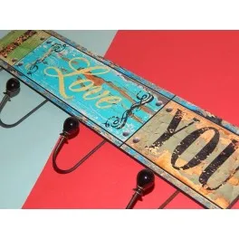 

VINTAGE coat rack LOVE YOU