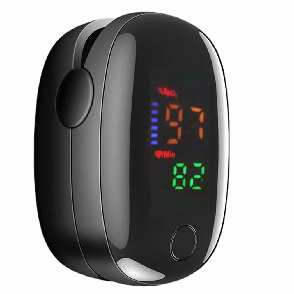 Finger Pulse Oximeter Medical Digital Finger Clip LED Screen Display SpO2 Heart Rate Monitor Blood Oxygen Saturation Meter