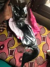 Extensiones de cola de caballo sintética, coletas, pelo falso Rubio, largo y recto, Clip en el pelo, resistente al calor, 22 pulgadas