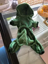 Perro de terciopelo Coral ropa de dibujos animados ropa para mascotas ropa venta al por mayor otoño y el invierno cálido cuatro patas-ropa para perros y gatos