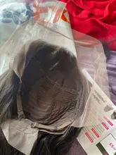 Luvin-pelucas de cabello humano para mujeres negras, barato, 180, 250 de densidad, 30, 40 pulgadas, liso, sin pegamento, Frontal, brasileño