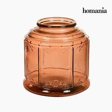 Подсвечник Стекло рециркулированных(24x24x24 см) с помощью Homania BigBuy дома