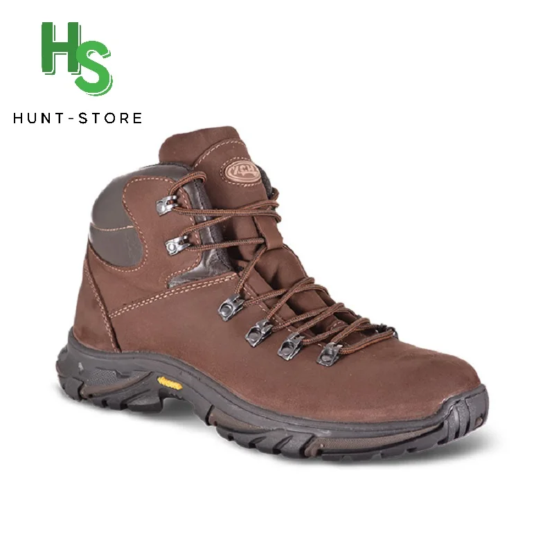 Botas de invierno de estilo táctico de cuero auténtico para actividades al aire libre; Para caza; Pesca; Informal cálido, 5001 ► Foto 1/5