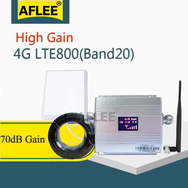 Band20 LTE 800MHz 4G Network Mobile Signal Booster