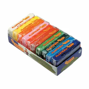 

JOVI plasticine, tray with 10 50 gr pills, assorted colors