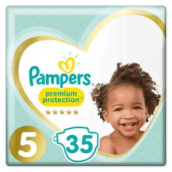 

PAMPERS Premium Protection diaper Size 5-11 to 23 kg - 35 layers