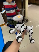 Perro Robot inteligente Programable con Control remoto, juguete de chico s inalámbrico de 2021G, Perro Robot parlante inteligente, regalo para chico de mascotas, novedad de 2,4